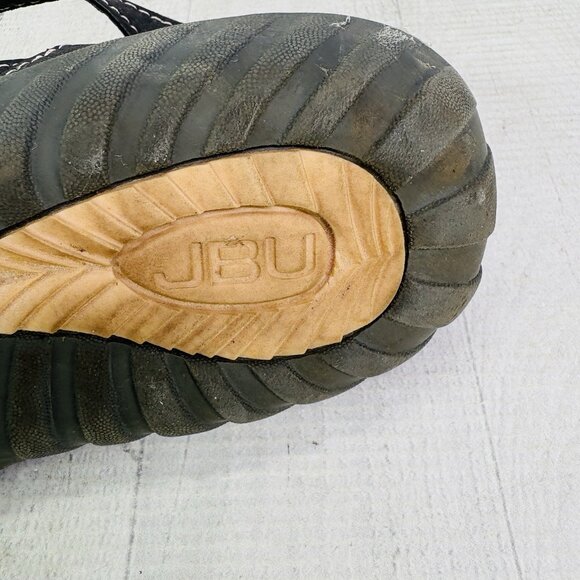 JBU By Jambu SYDNEY Gray Memory Foam Strappy Comfort Casual Flat Shoes Size 9 M - Picture 12 of 16